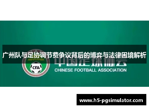 广州队与足协调节费争议背后的博弈与法律困境解析