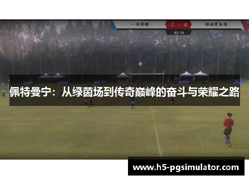 佩特曼宁：从绿茵场到传奇巅峰的奋斗与荣耀之路